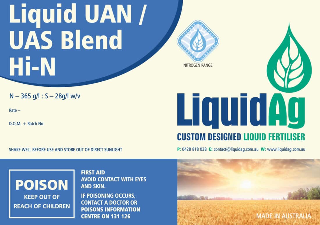 Liquid UAN UAS Blend Hi-N